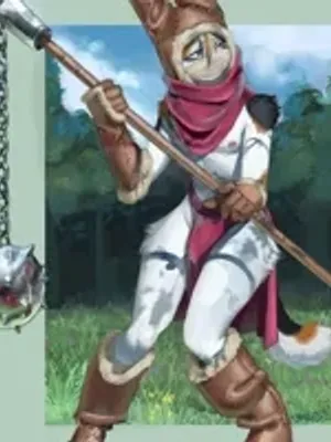 Üso，女小子猫小子掠夺者。