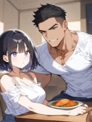 查德和你+妻子一起吃饭